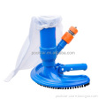 ABS Plastic Filter Bag Half Moon Vacuum Head Cleaner for Swimming Pools with Water Tank and Brush